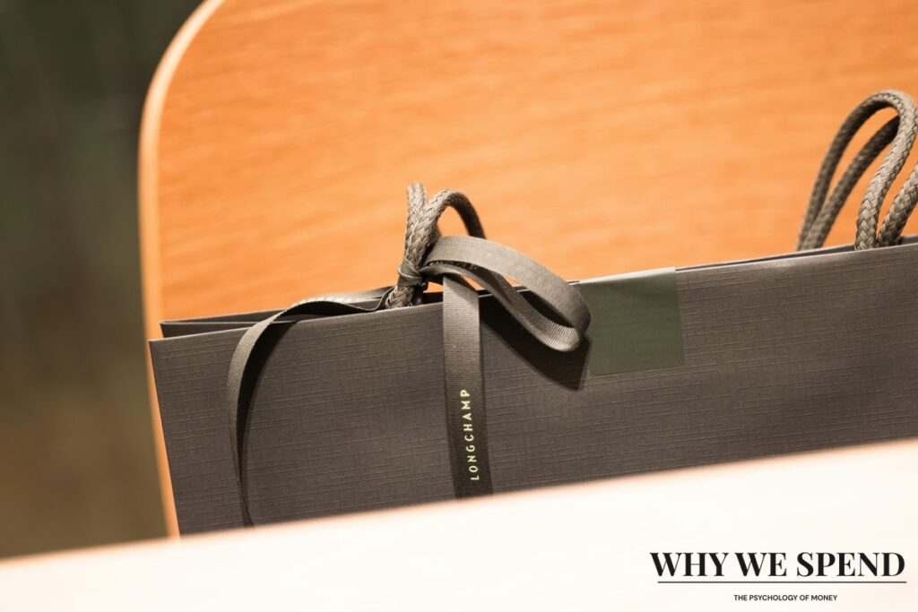Luxury shopping bags from high-end boutique representing pre-order purchases
